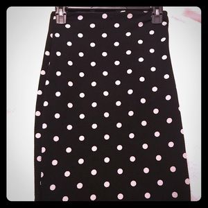 Polka Dot Pencil Skirt